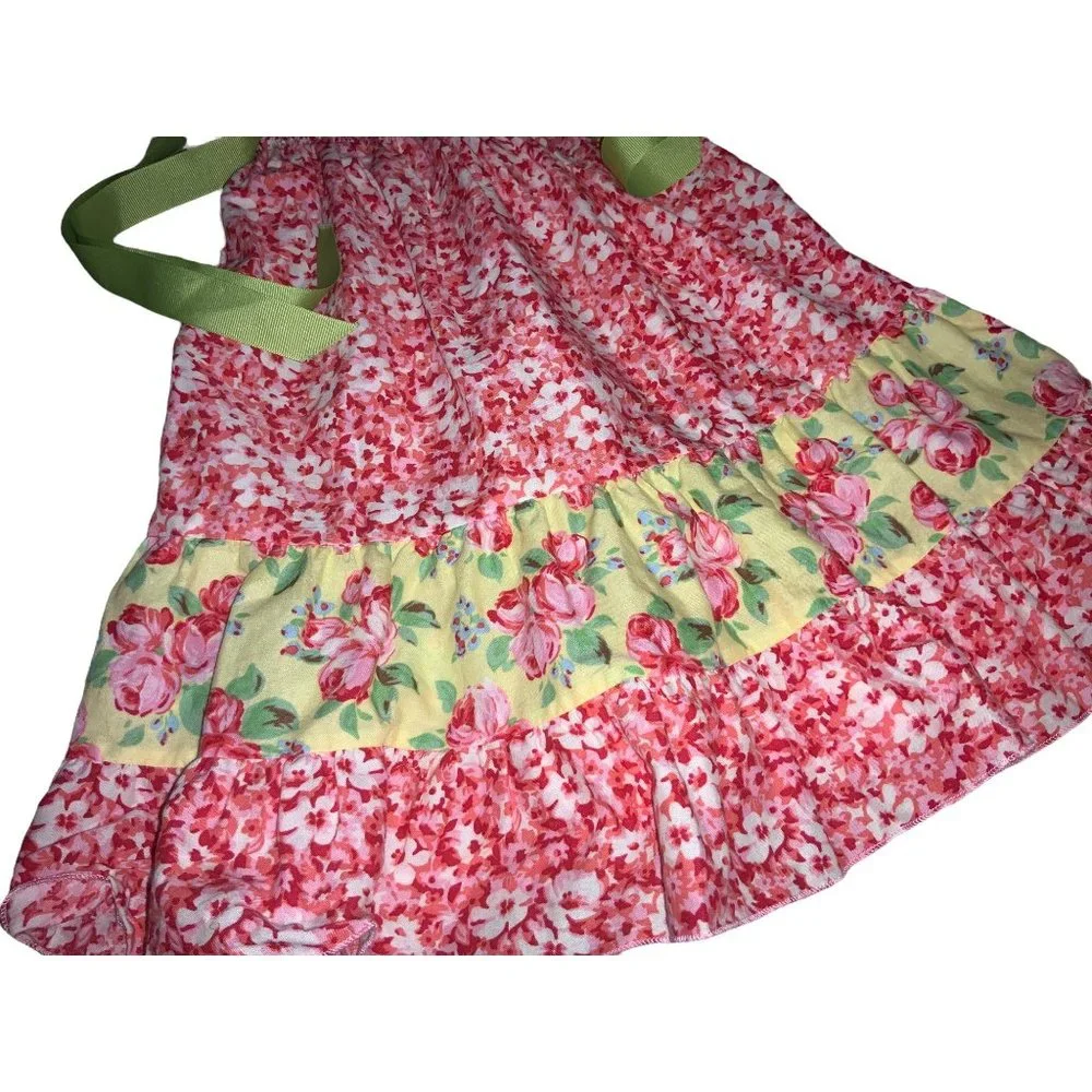 Girls Floral Sun Dress - Picture 3 of 4